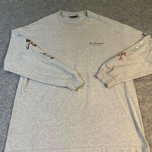 The Hundreds Looney Tunes Wile E Coyote Road Runner Gray Long Sleeve Shirt XL